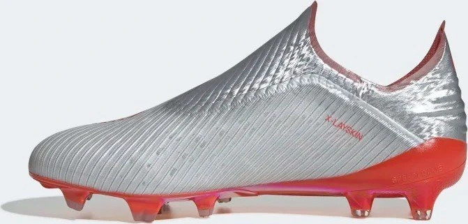 adidas X 19+ FG silver met./hi-res red/ftwr white (Herren)