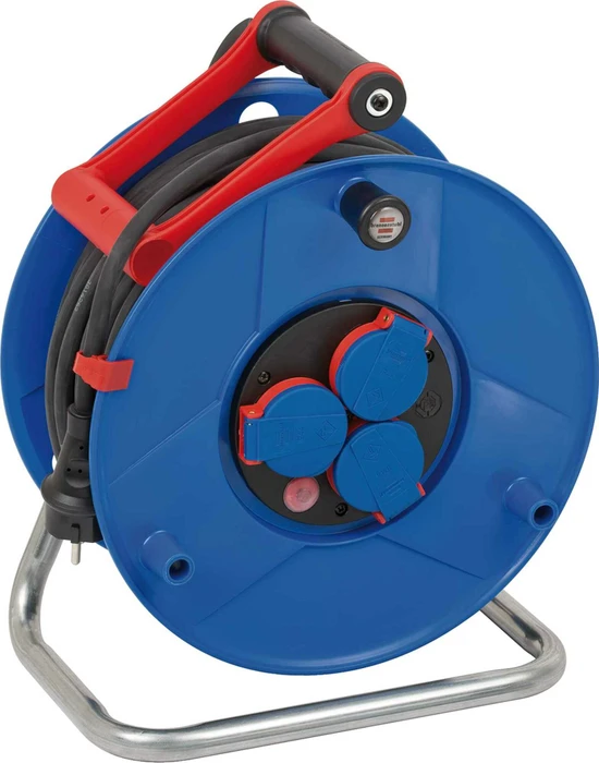 Brennenstuhl Garant Kabeltrommel, Schuko auf 3x Schuko, 40m, IP44, H05RR-F 3G2,5