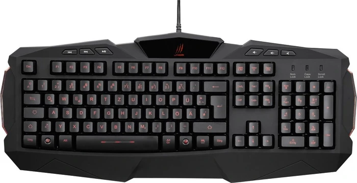 Hama uRage Illuminated Gaming Tastatur, USB, DE