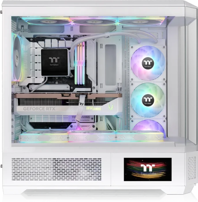 Thermaltake View 600 TG ARGB Snow White, weiß, Glasfenster
