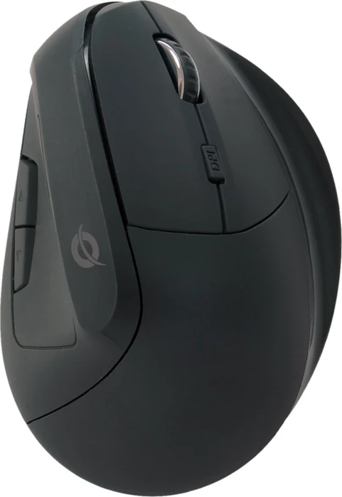 Conceptronic LORCAN03B ERGO Vertikale 6-Tasten Bluetooth Maus schwarz, Bluetooth