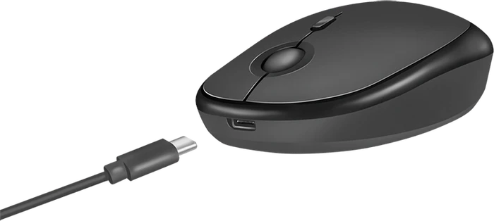 LogiLink Wireless & Bluetooth Dual Mouse schwarz, USB/Bluetooth