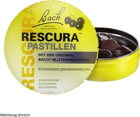 Nelsons Bach Original Rescue Schwarze Johannisbeere Pastillen, 50g