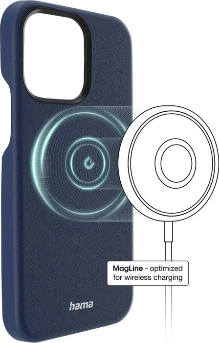 Hama Cover MagCase Finest Sense für Apple iPhone 13 Pro blau