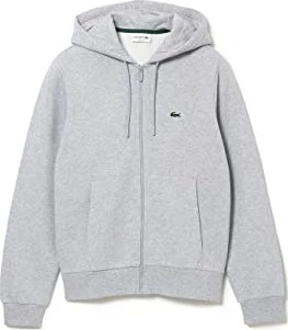 Lacoste Fleece Zip Hoodie light heathered grey (Herren)