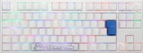 Ducky One 2 RGB TKL PBT, LEDs RGB, weiß, MX RGB BLUE, USB, UK