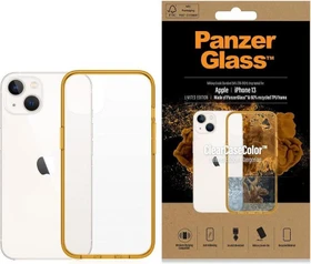 PanzerGlass Clear Case Color AntiBacterial für Apple iPhone 13 Tangerine Limited Edition