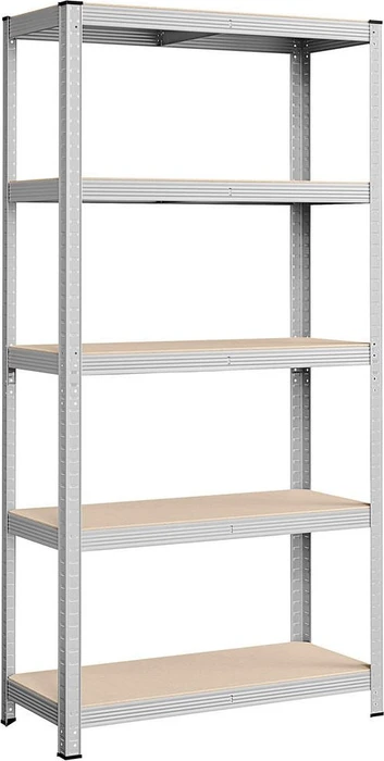 Songmics Schwerlastregal 90x180x40cm silber