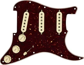 Fender Pre-Wired Strat Pickguard, Custom '69 SSS (verschiedene Farben)