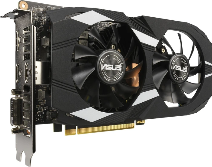 ASUS Dual GeForce GTX 1660 Ti, DUAL-GTX1660TI-6G, 6GB GDDR6, DVI, 2x HDMI, DP