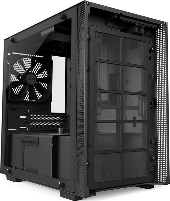 NZXT H200 schwarz, Glasfenster, Mini-ITX