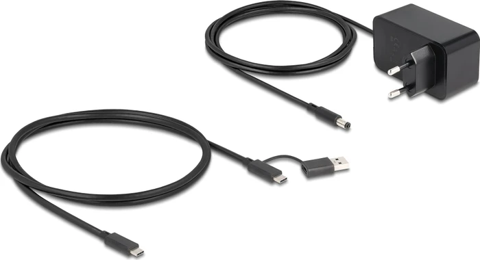 DeLOCK 7 Port USB Hub mit Schalter und Beleuchtung, USB-C 3.1 [Buchse]
