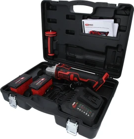 KS Tools eMONSTER Akku-Winkelschleifer inkl. Koffer + 2 Akkus 4.0Ah
