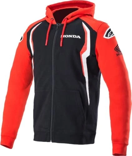 Alpinestars Honda Zip Hoodie rot/schwarz (Herren)