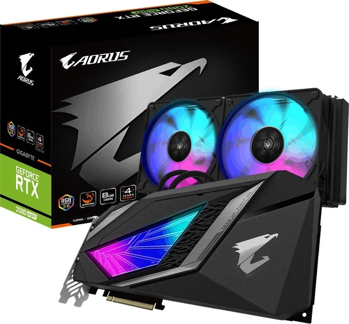 GIGABYTE AORUS GeForce RTX 2080 SUPER Waterforce 8G, 8GB GDDR6, 3x HDMI, USB-C, 3x DP