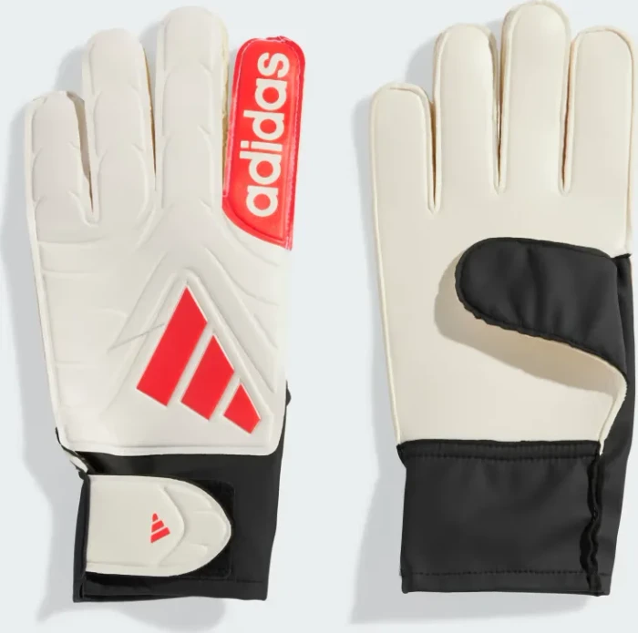 adidas Copa Club Torwarthandschuhe white/lucid red/black