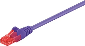 goobay Patchkabel, Cat6, U/UTP, RJ-45/RJ-45, 7.5m, violett