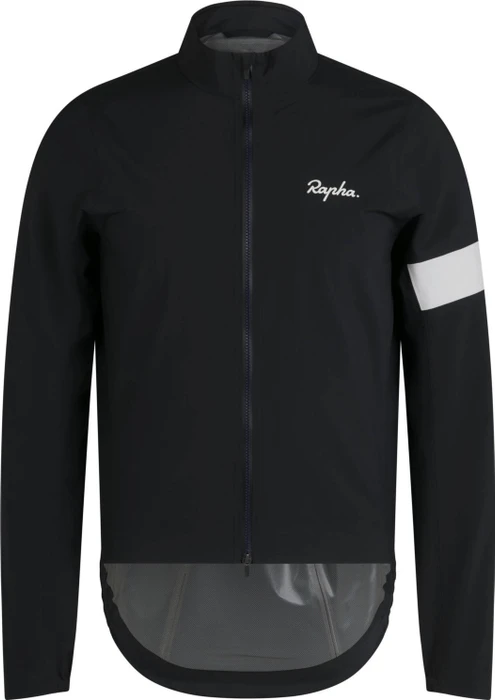 Rapha Core Rain III Fahrradjacke schwarz/weiß (Herren)