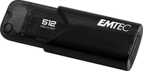Emtec B110 Click Easy 3.2 512GB schwarz, USB-A, USB 3.2 Gen 1×1