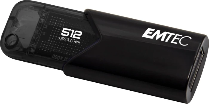 Emtec B110 Click Easy 3.2 512GB schwarz, USB-A, USB 3.2 Gen 1×1