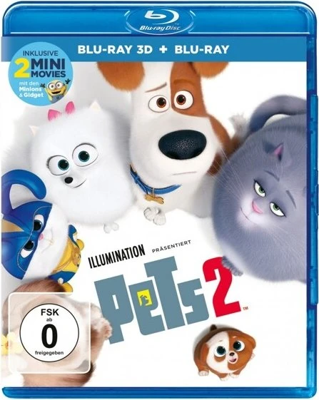 Pets 2 (3D) (Blu-ray)