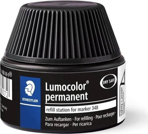 Staedtler Lumocolor Duo 488 48 Permanentmarker Nachfüllstation 20ml, schwarz