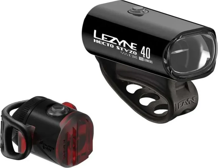 Lezyne Hecto Drive StVZO 40/Femto USB STVZO Pair Beleuchtungsset