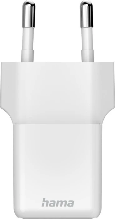 Hama Schnellladegerät USB-C Super-Mini-Charger PD 20 W weiß