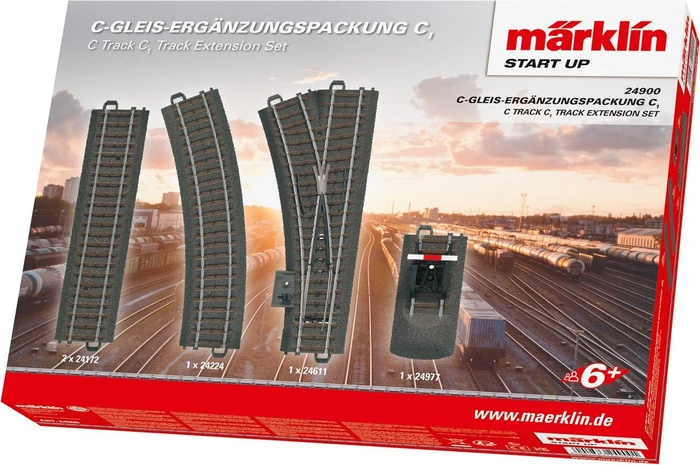 Märklin - Start up Spur H0 Gleis - C-Gleis-Ergänzungspackung C1