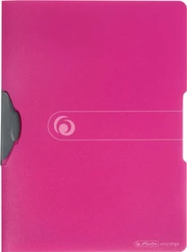 Herlitz easy orga to go Express-Clip Klemmmappe, A4, beere
