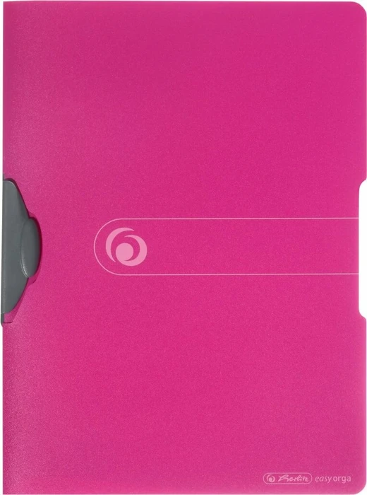 Herlitz easy orga to go Express-Clip Klemmmappe, A4, beere