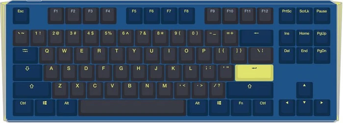 Ducky One 3 DayBreak TKL PBT blau, LEDs RGB, MX RGB BLACK, USB, US