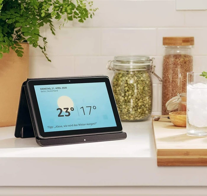 Angreat Kabelloses Ladedock, Tablet-Stand für Amazon Fire HD 8 Plus KFONWI