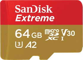 SanDisk Extreme R170/W80 64GB Kit, UHS-I U3, A2, Class 10