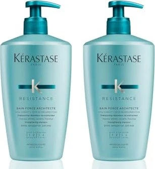 Kérastase Resistance Bain Force Architecte Shampoo, 1l (2x 500ml)