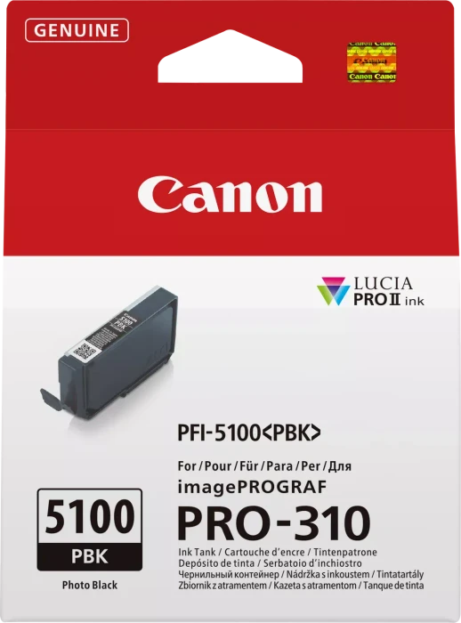 Canon Tinte PFI-5100PBK schwarz photo