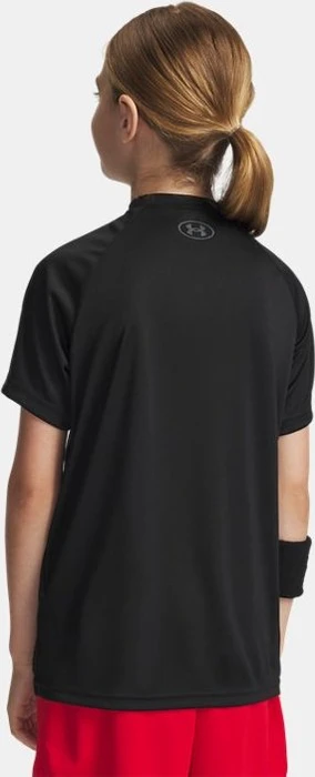 Under Armour Tech Split Wordmark Funktionsshirt kurzarm black/castlerock (Junior)