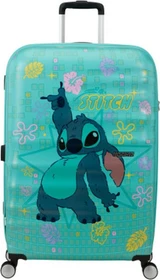 American Tourister Wavebreaker Disney Spinner 77cm Stitch Flower