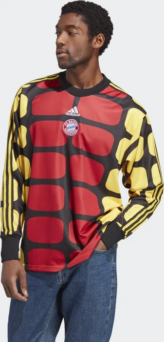 adidas FC Bayern München Icon Torwarttrikot black/eqt yellow/team power red 2 (Herren)