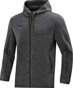 Jako Premium Basics Hoodie anthrazit meliert