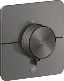 Hansgrohe Axor ShowerSelect ID softsquare Thermostat für 1 Verbraucher und einen zusätzlichen Abgang brushed black chrome