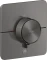 Hansgrohe Axor ShowerSelect ID softsquare Thermostat für 1 Verbraucher und einen zusätzlichen Abgang brushed black chrome Vorschaubild