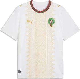 Puma FIFA WM 2026 Marokko Authentic Auswärtstrikot kurzarm puma white/victory gold (Herren)