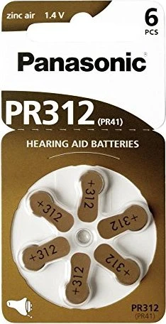 Panasonic PR312 (PR41/PR736), 6er-Pack