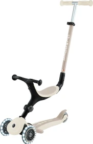 Globber Go Up Active Lights Ecologic Kickboard coconut white