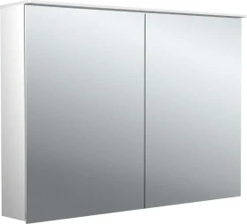 Emco Pure 2 Design LED-Lichtspiegelschrank 100cm, mit Lichtsegel, 2 Türen