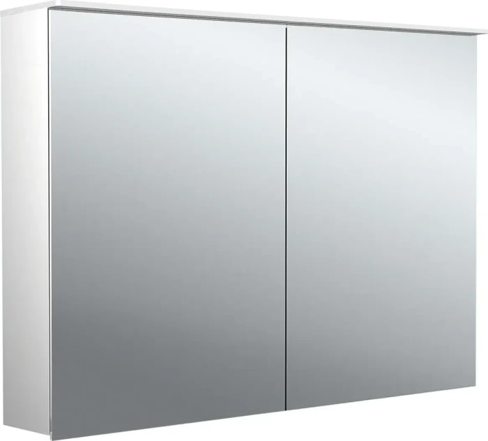 Emco Pure 2 Design LED-Lichtspiegelschrank 100cm, mit Lichtsegel, 2 Türen