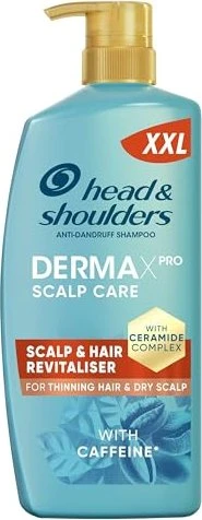 Head & Shoulders Derma X Pro Kopfhaut & Haar Revitaliser Shampoo, 800ml