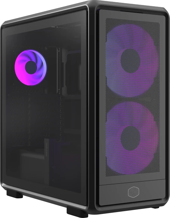 Cooler Master MasterFrame 600 Mesh, schwarz, Glasfenster
