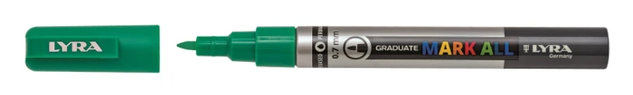 Lyra Graduate Mark All Permanentmarker 0.7mm smaragdgrün